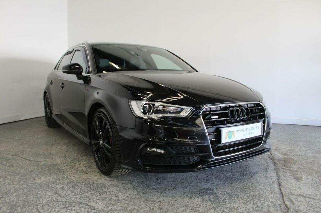Audi A3 Hatchback 2.0 Tdi S Line Sportback S Tronic Quattr Black