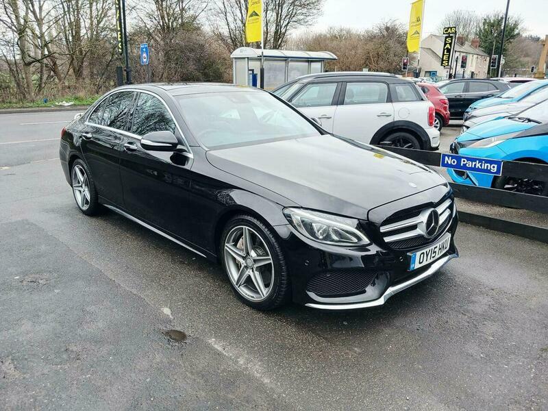 Mercedes-Benz C Class 2.1 C300h Bluetec Amg OY15HKU Black #4