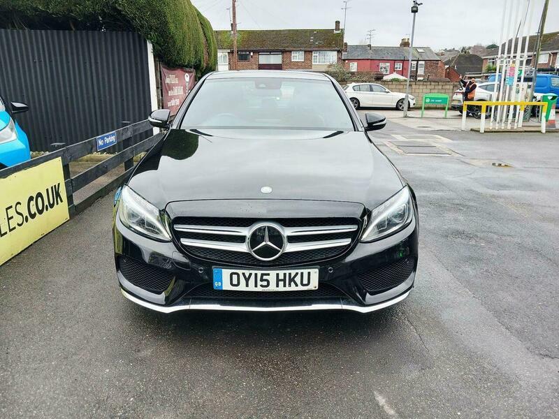 Mercedes-Benz C Class 2.1 C300h Bluetec Amg OY15HKU Black #5