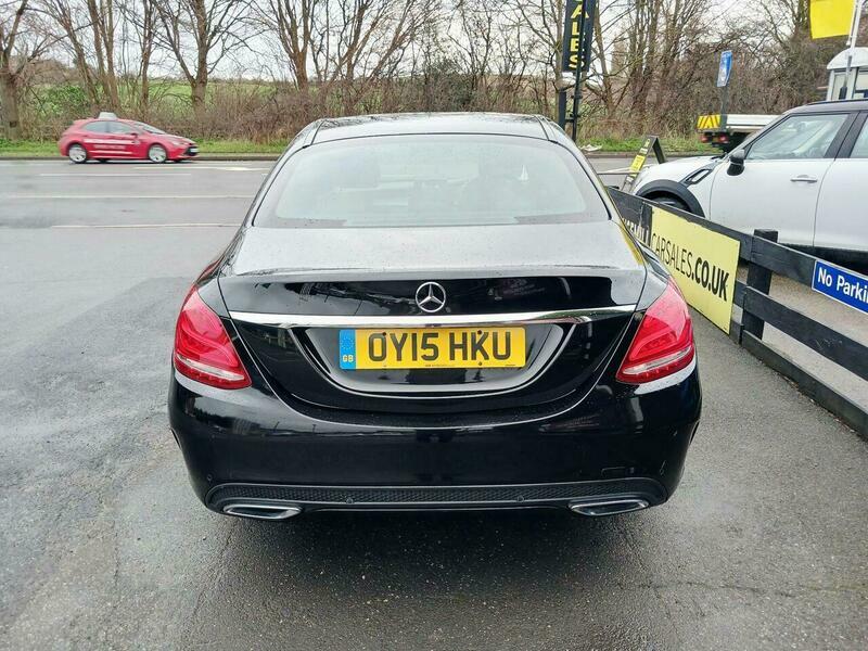Mercedes-Benz C Class 2.1 C300h Bluetec Amg OY15HKU Black #6