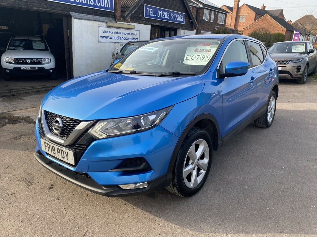 Nissan Qashqai 1.5 Dci Acenta Full Service History Privacy Gl FP18PDY Blue #4