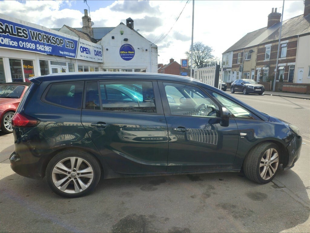 Vauxhall Zafira Tourer 2.0 Cdti Sri Euro 5 RX64WCZ Green #6