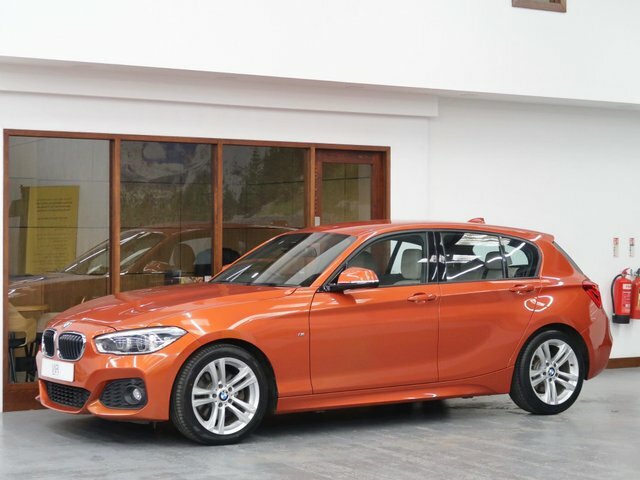 BMW 1 Series 118I M Sport Hatchback YC15BJP Orange #3