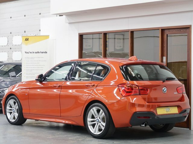 BMW 1 Series 118I M Sport Hatchback YC15BJP Orange #4