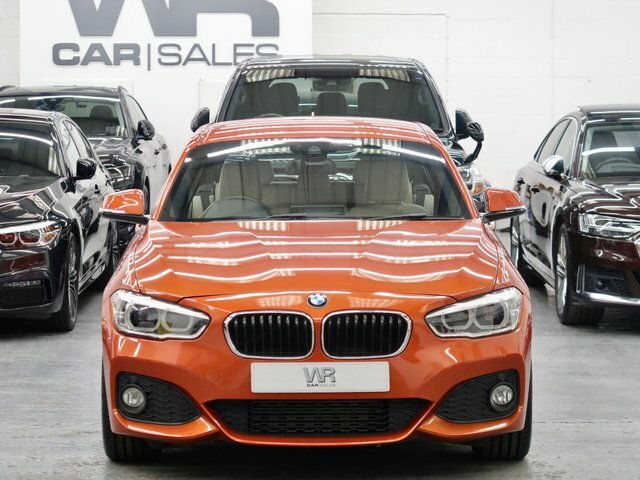 BMW 1 Series 118I M Sport Hatchback YC15BJP Orange #2