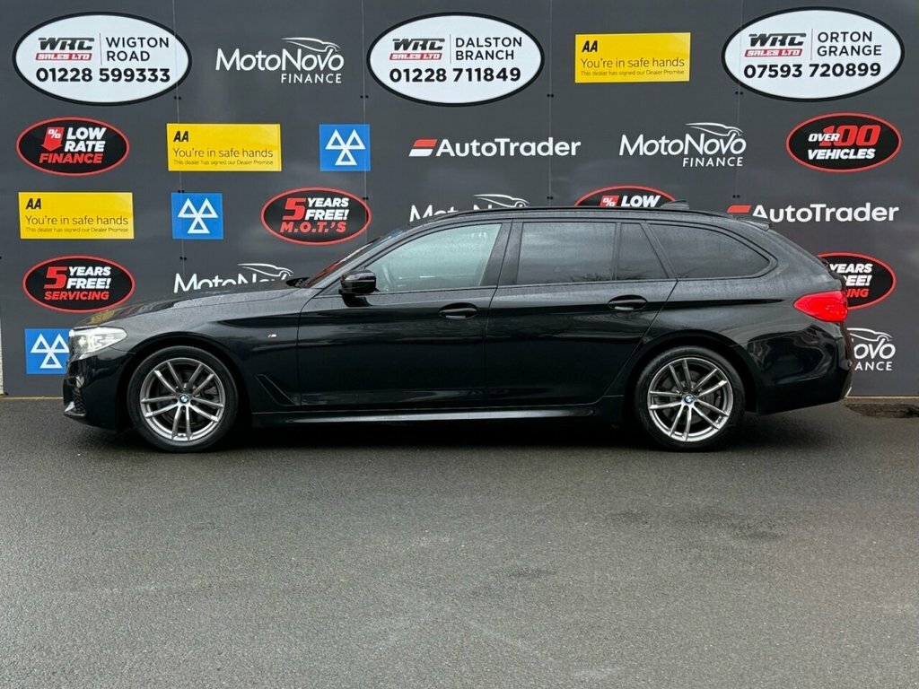 BMW 5 Series 2L M Sport YK19JBC Black #2