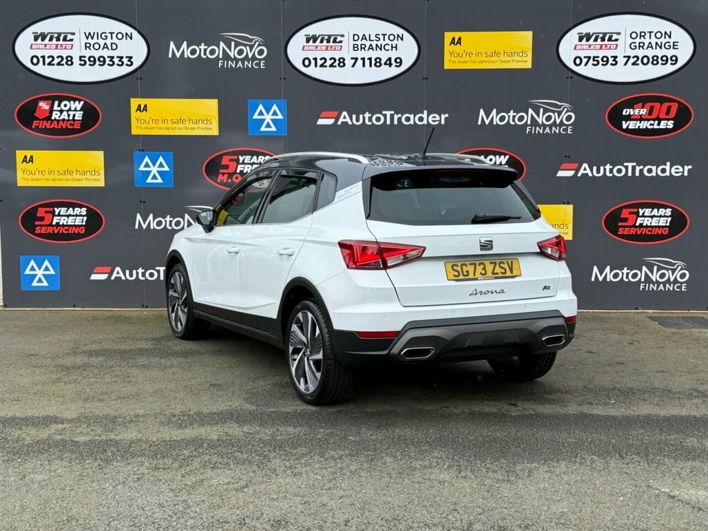 Seat Arona 1L Fr Sport SG73ZSV White #3