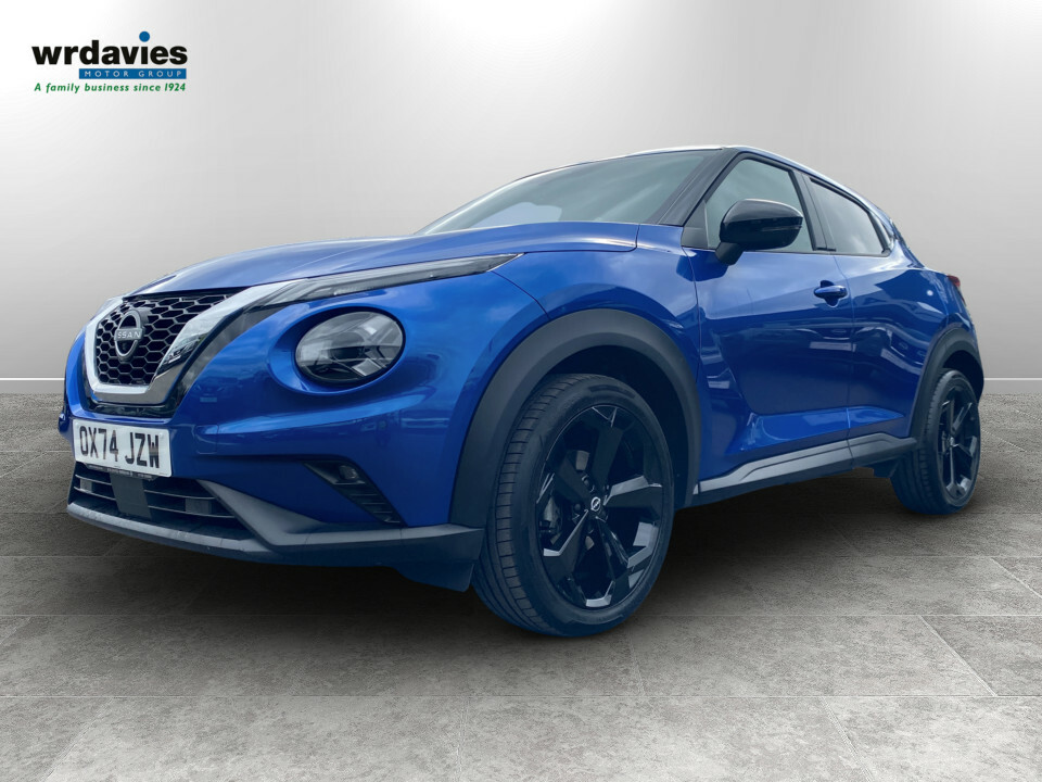 Nissan Juke 1.0 Dig-t Tekna OX74JZW Blue #3