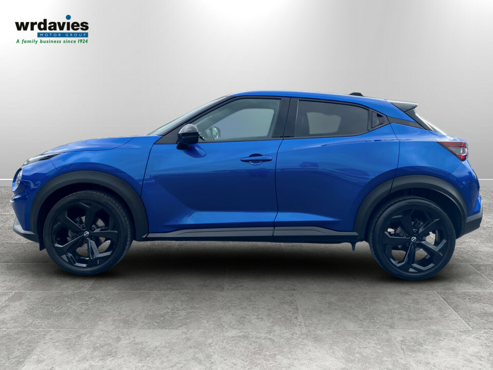Nissan Juke 1.0 Dig-t Tekna OX74JZW Blue #4