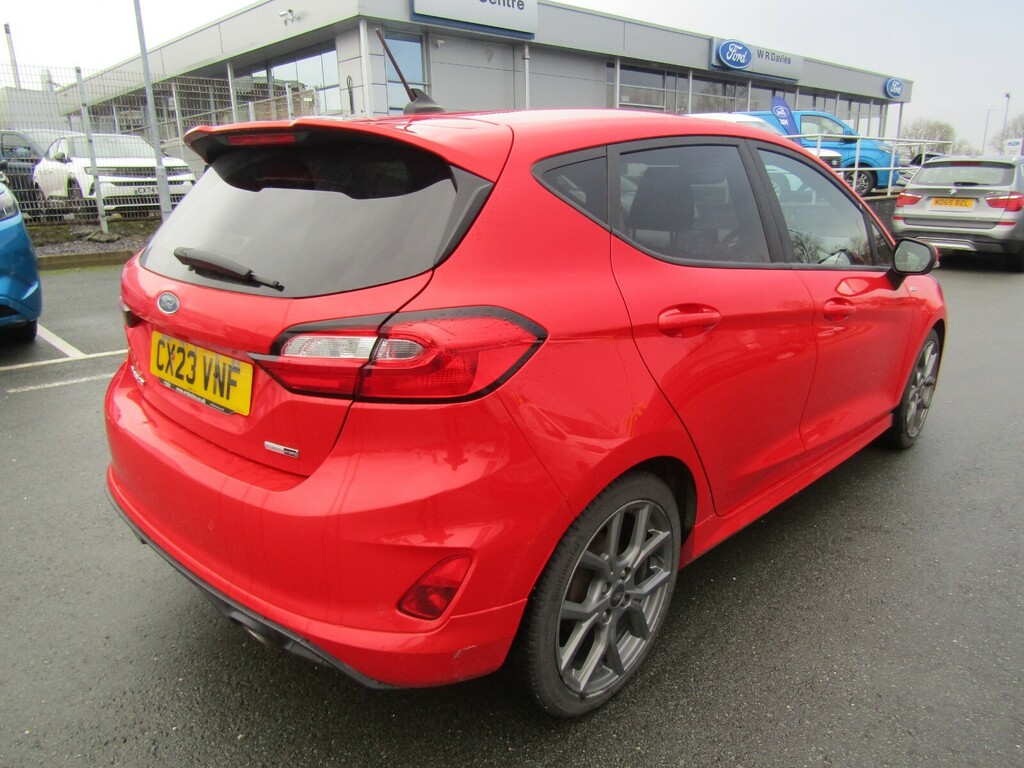 Ford Fiesta 1.0T Ecoboost Hybrid Mhev 125 St-line - 1 Owne CX23VNF Red #3