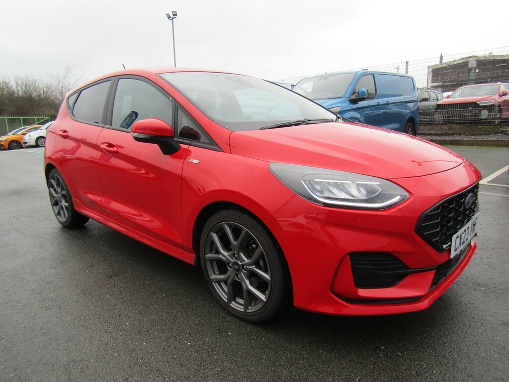 Ford Fiesta 1.0T Ecoboost Hybrid Mhev 125 St-line - 1 Owne Red