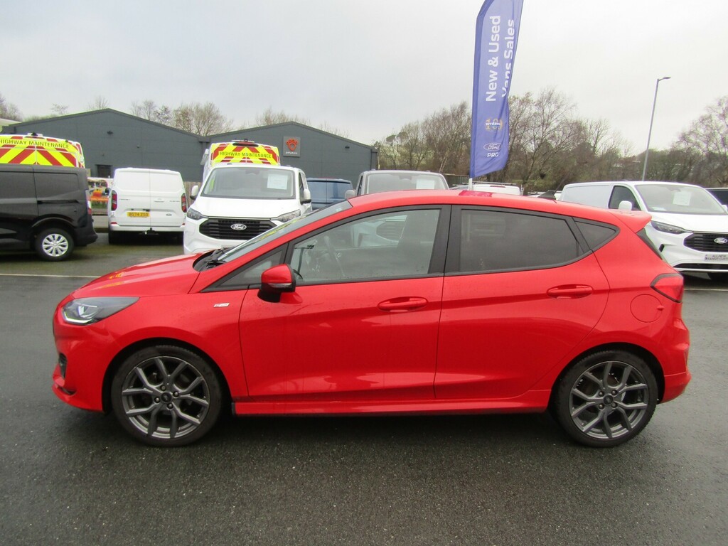 Ford Fiesta 1.0T Ecoboost Hybrid Mhev 125 St-line - 1 Owne CX23VNF Red #6