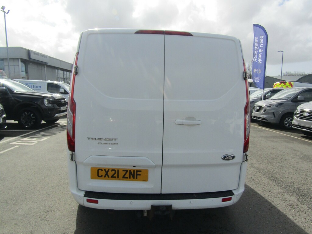 Ford Transit Custom 2.0D Ecoblue 185Ps Low Roof Dcab Limited Van CX21ZNF White #4