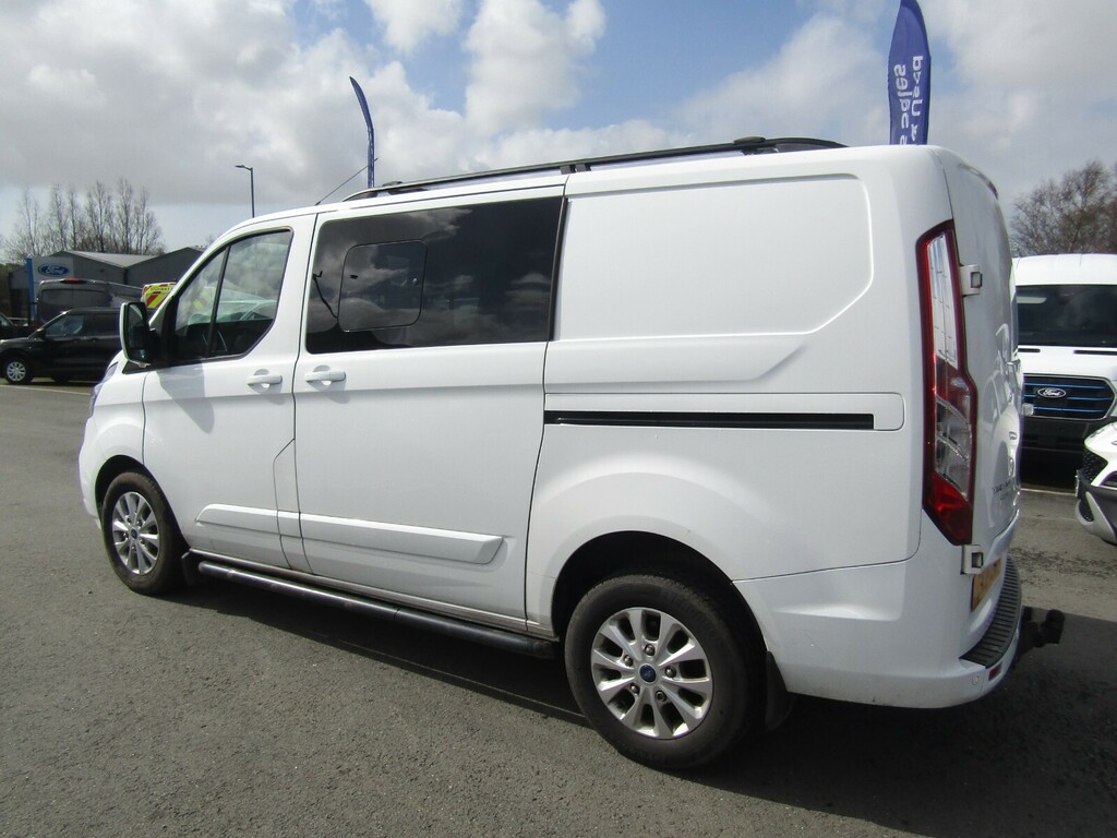 Ford Transit Custom 2.0D Ecoblue 185Ps Low Roof Dcab Limited Van CX21ZNF White #5