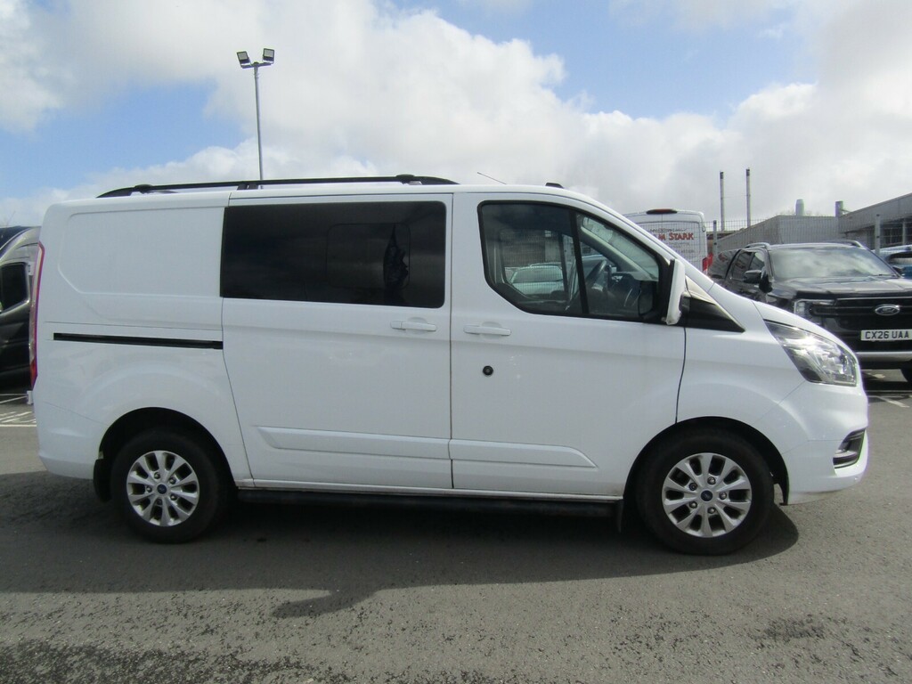 Ford Transit Custom 2.0D Ecoblue 185Ps Low Roof Dcab Limited Van CX21ZNF White #2