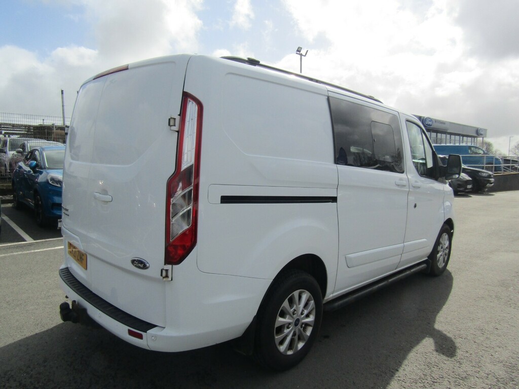 Ford Transit Custom 2.0D Ecoblue 185Ps Low Roof Dcab Limited Van CX21ZNF White #3