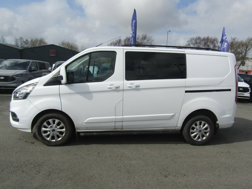Ford Transit Custom 2.0D Ecoblue 185Ps Low Roof Dcab Limited Van CX21ZNF White #6