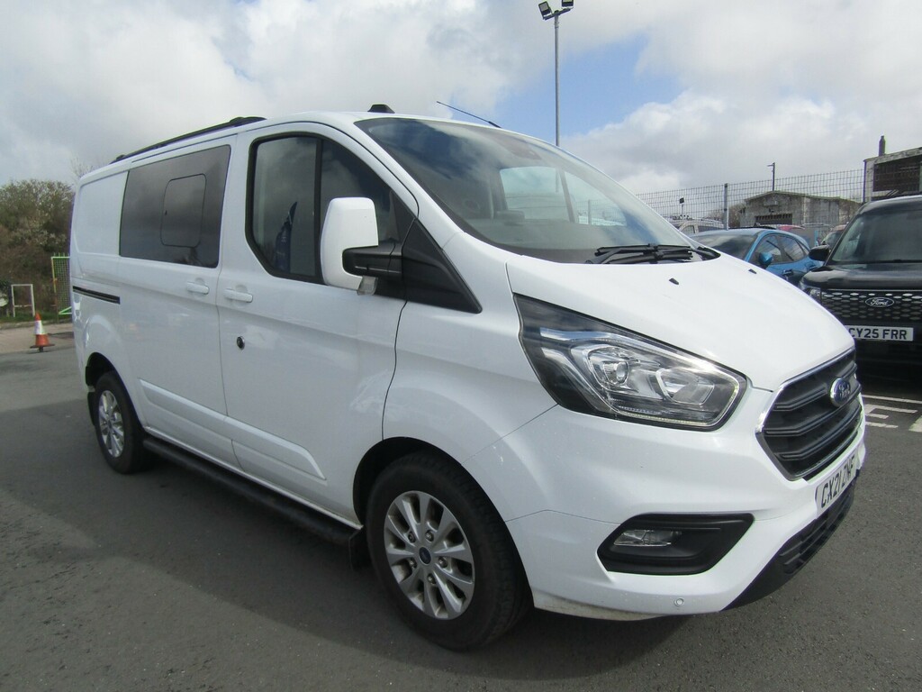 Ford Transit Custom 2.0D Ecoblue 185Ps Low Roof Dcab Limited Van White