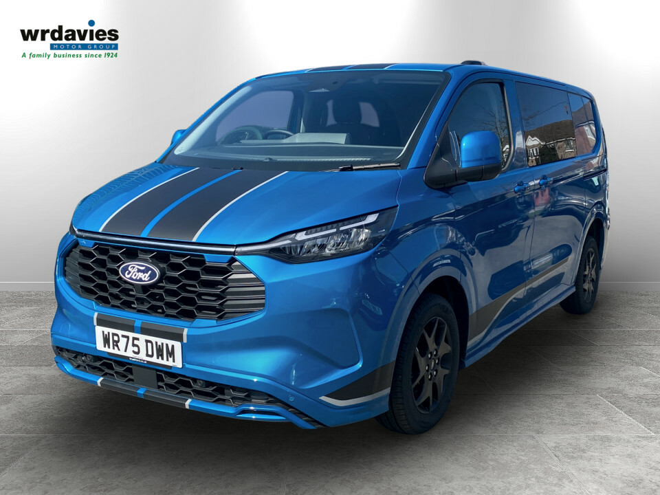 Ford Transit Custom 2.5 Phev 232Ps H1 Double Cab Van Sport WR75DWM Blue #3
