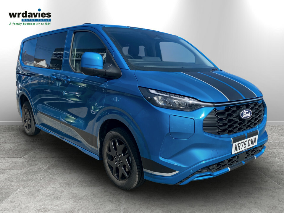 Ford Transit Custom 2.5 Phev 232Ps H1 Double Cab Van Sport Blue