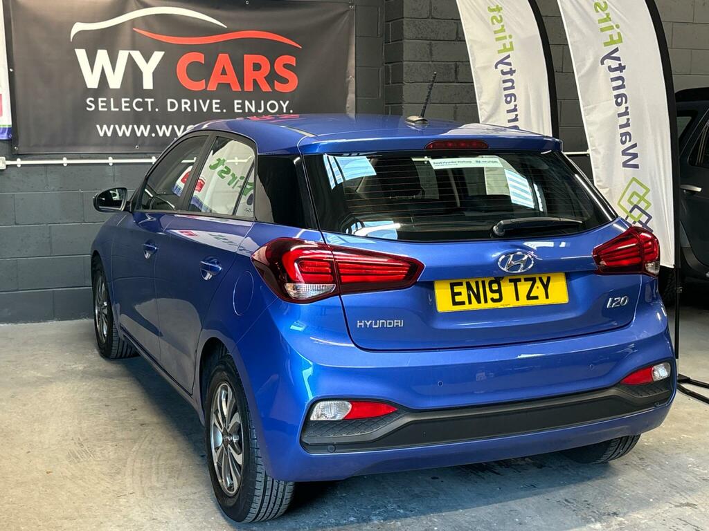 Hyundai I20 1.2 Se Launch Edition Euro 6 Ss EN19TZY Blue #6