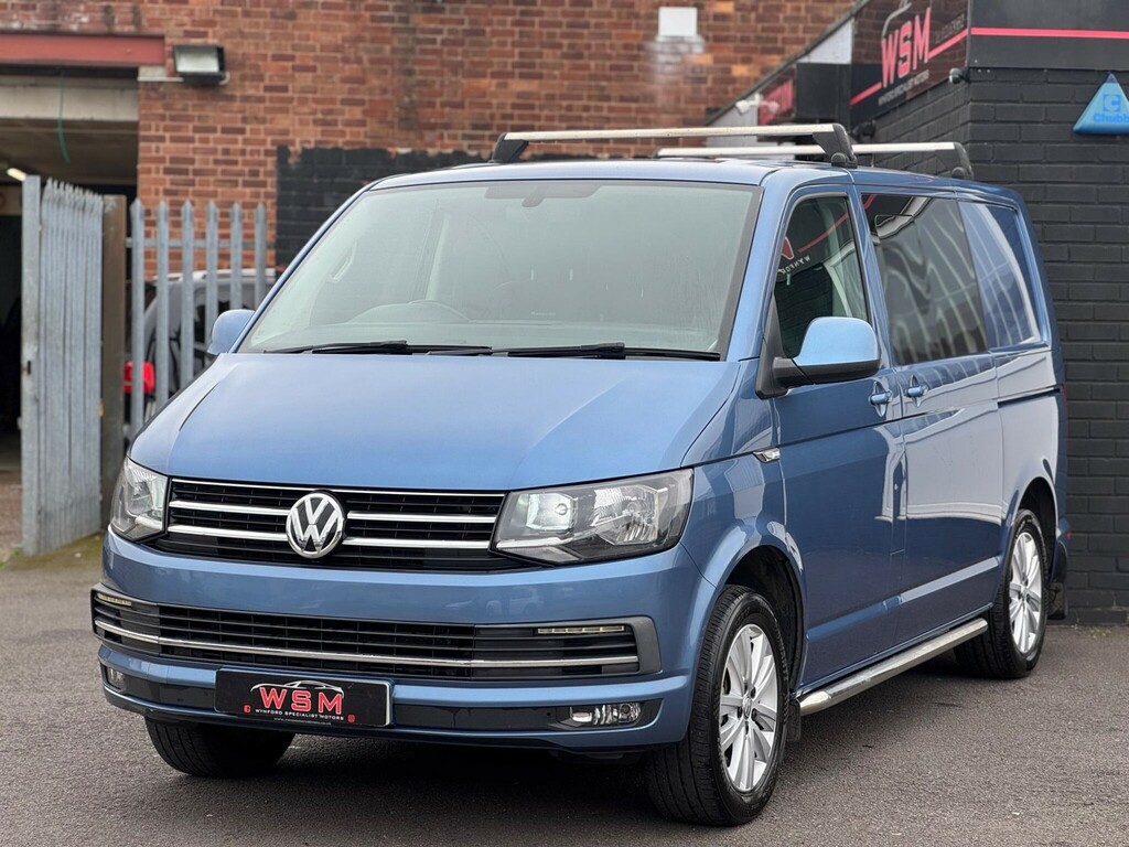 Volkswagen Transporter 2.0 Tdi T32 Bluemotion Tech Highline Kombi Dsg Fwd LL66JDK Blue #3