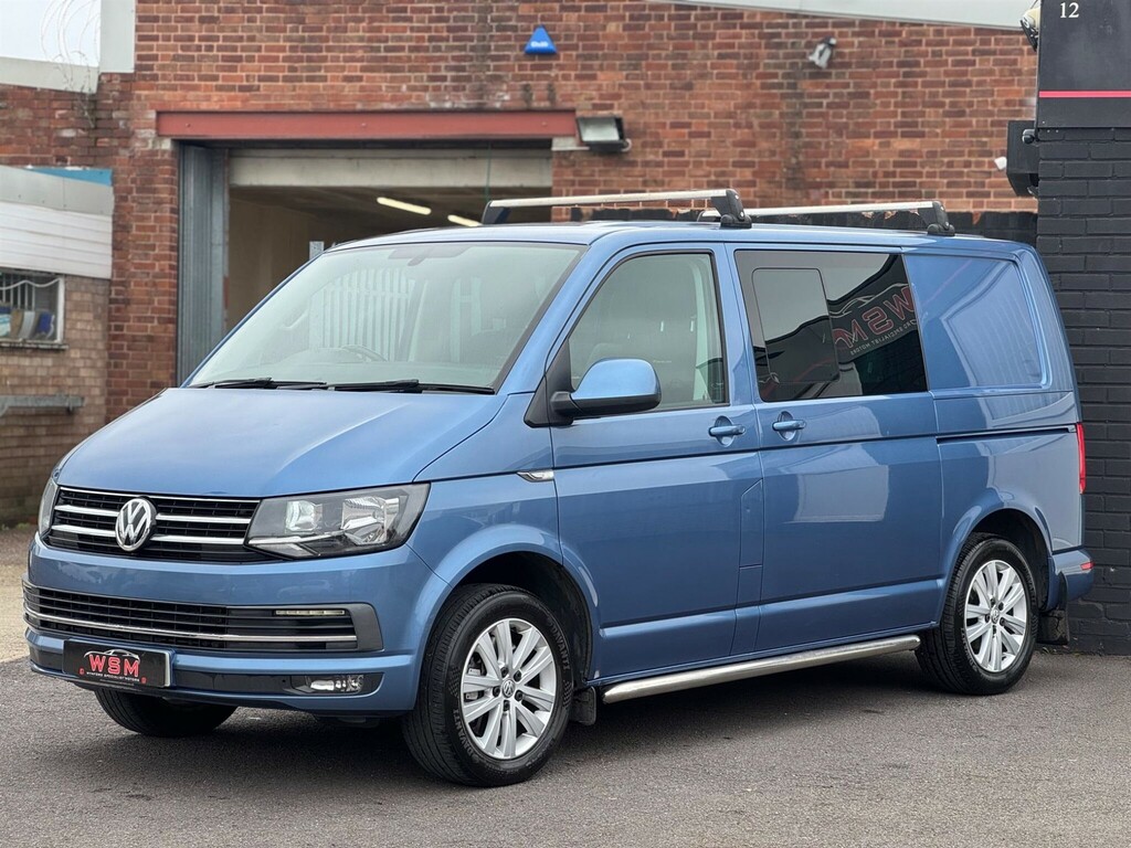 Volkswagen Transporter 2.0 Tdi T32 Bluemotion Tech Highline Kombi Dsg Fwd LL66JDK Blue #6