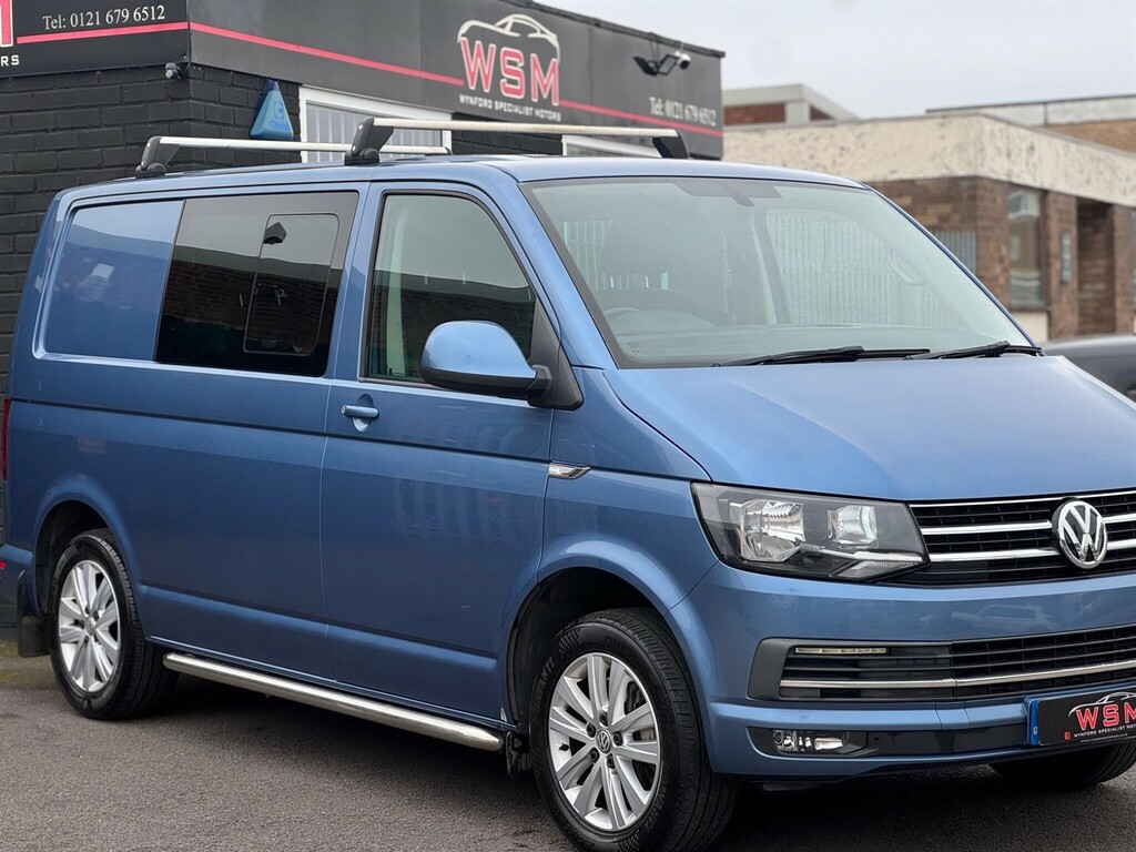 Volkswagen Transporter 2.0 Tdi T32 Bluemotion Tech Highline Kombi Dsg Fwd LL66JDK Blue #5
