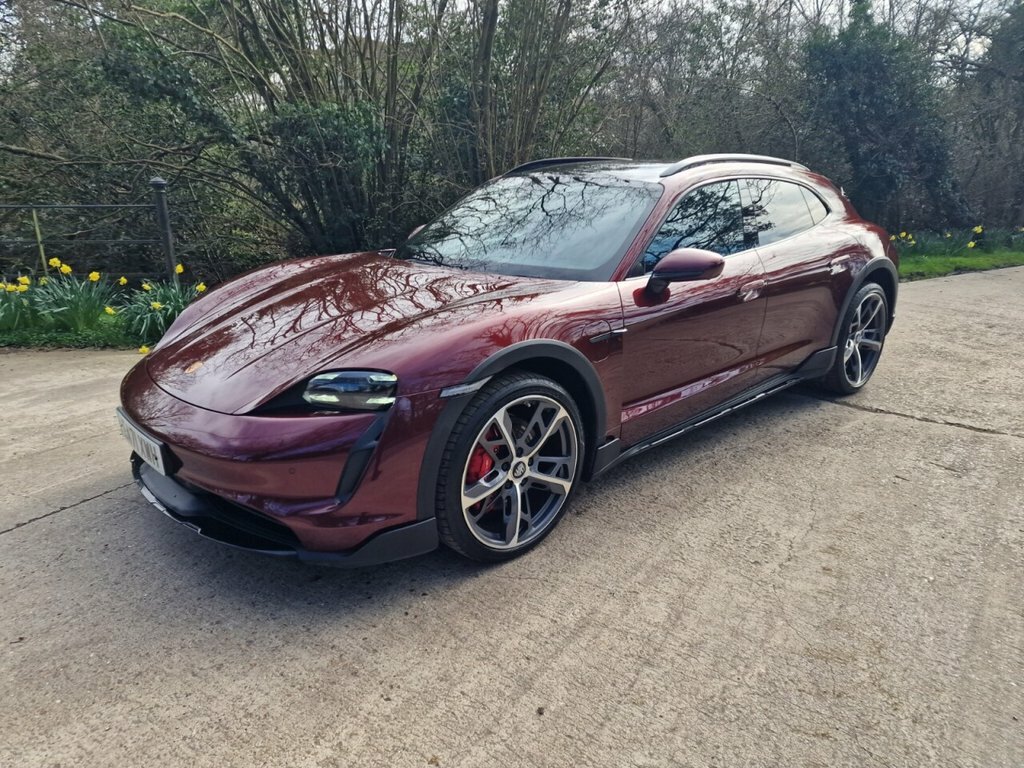 Porsche Taycan Estate EA71XWH Red #6