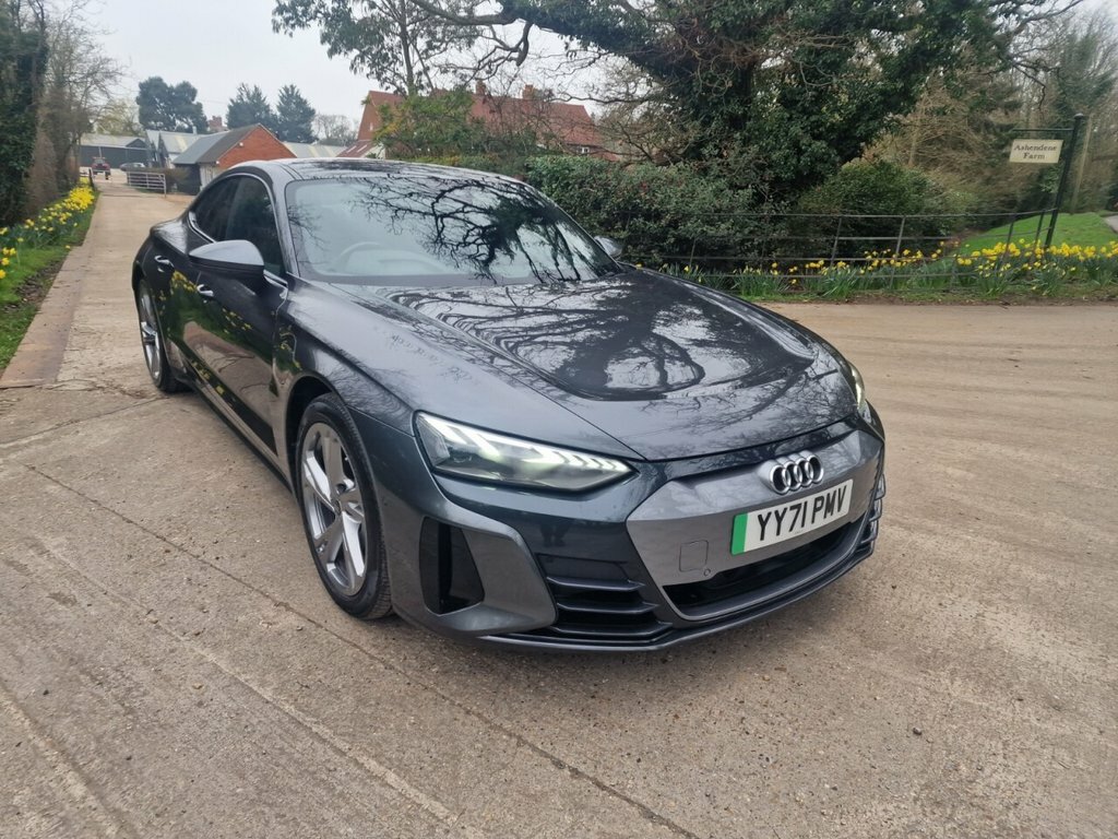 Audi E Tron GT Saloon YY71PMV Grey #2