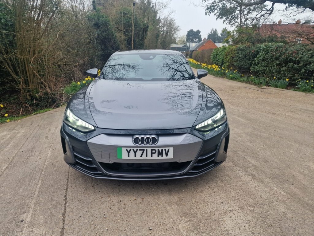 Audi E Tron GT Saloon YY71PMV Grey #4