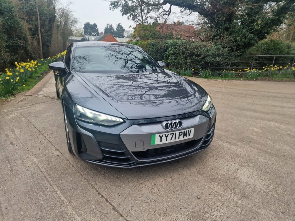 Audi E Tron GT Saloon YY71PMV Grey #3