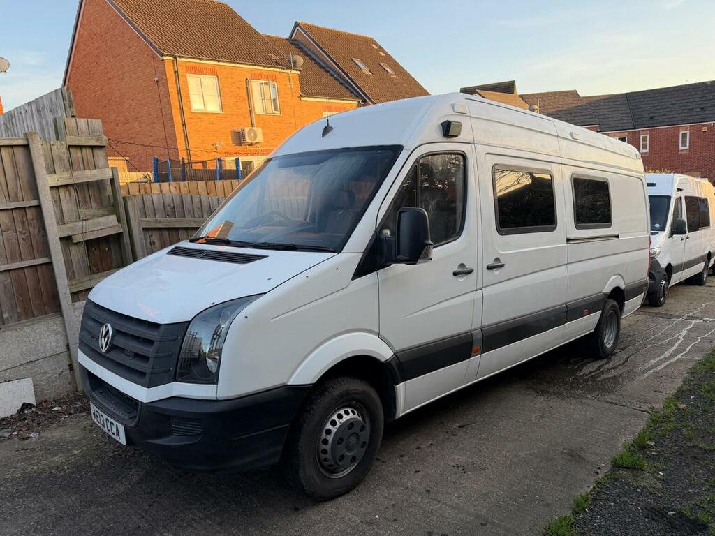 Volkswagen Crafter 2.0 Tdi 163 Cr50 Crew Van Lwb High Roof White