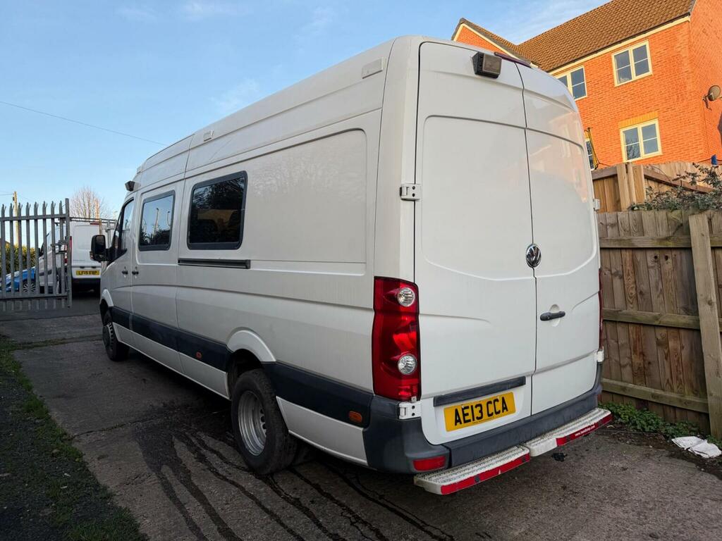Volkswagen Crafter 2.0 Tdi 163 Cr50 Crew Van Lwb High Roof White #2