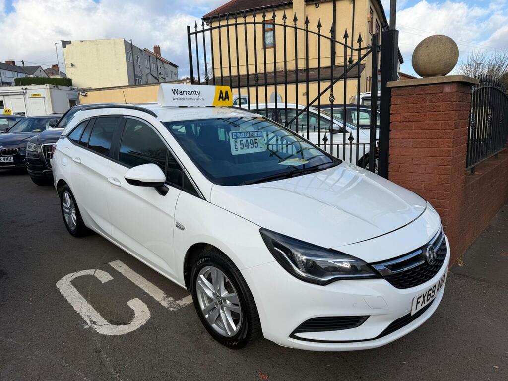 Vauxhall Astra 1.6 Cdti Blueinjection Design Sports Tourer Euro 6 White