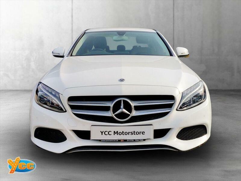 Mercedes-Benz C Class 1.6 C200d Sport Saloon G-tronic Euro 6 White #2