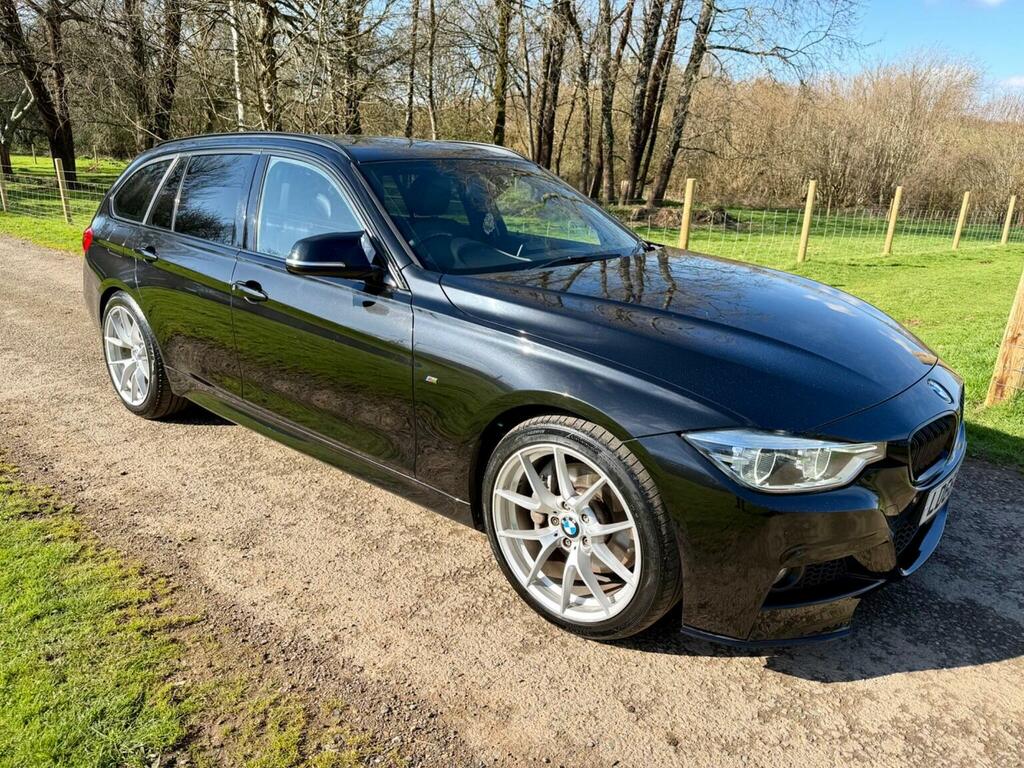 BMW 3 Series 3.0 335D M Sport Touring Xdrive Euro 6 Ss LD66WUG Black #2