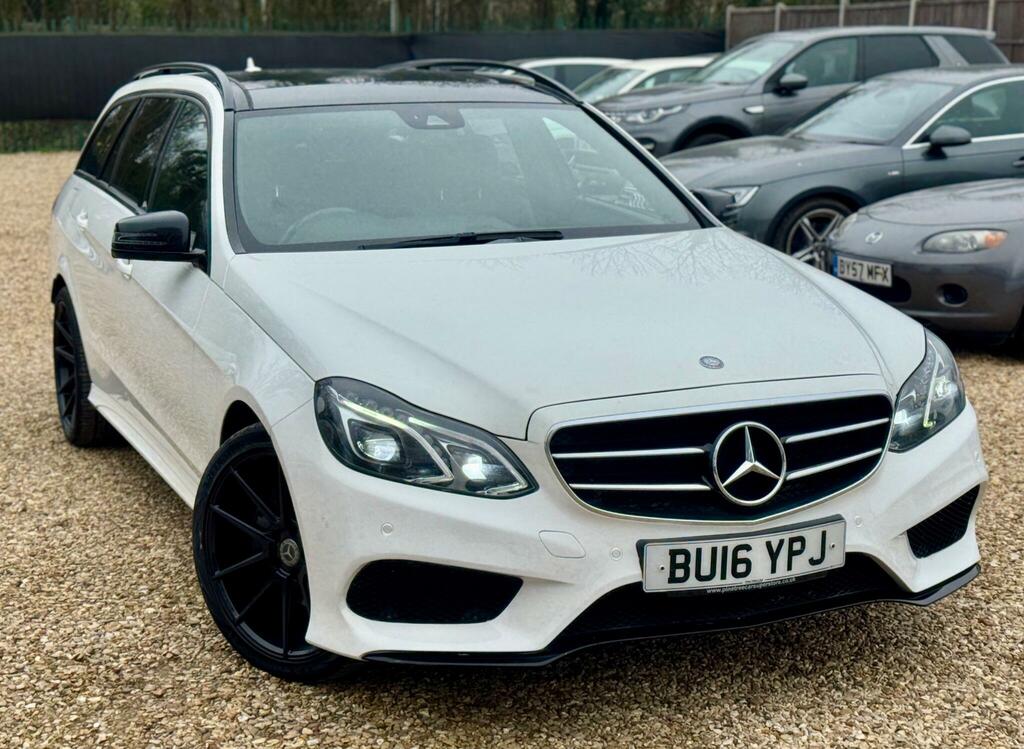Mercedes-Benz E Class 2.1 E220 Bluetec Amg Night Edition Premium G-tro BU16YPJ White