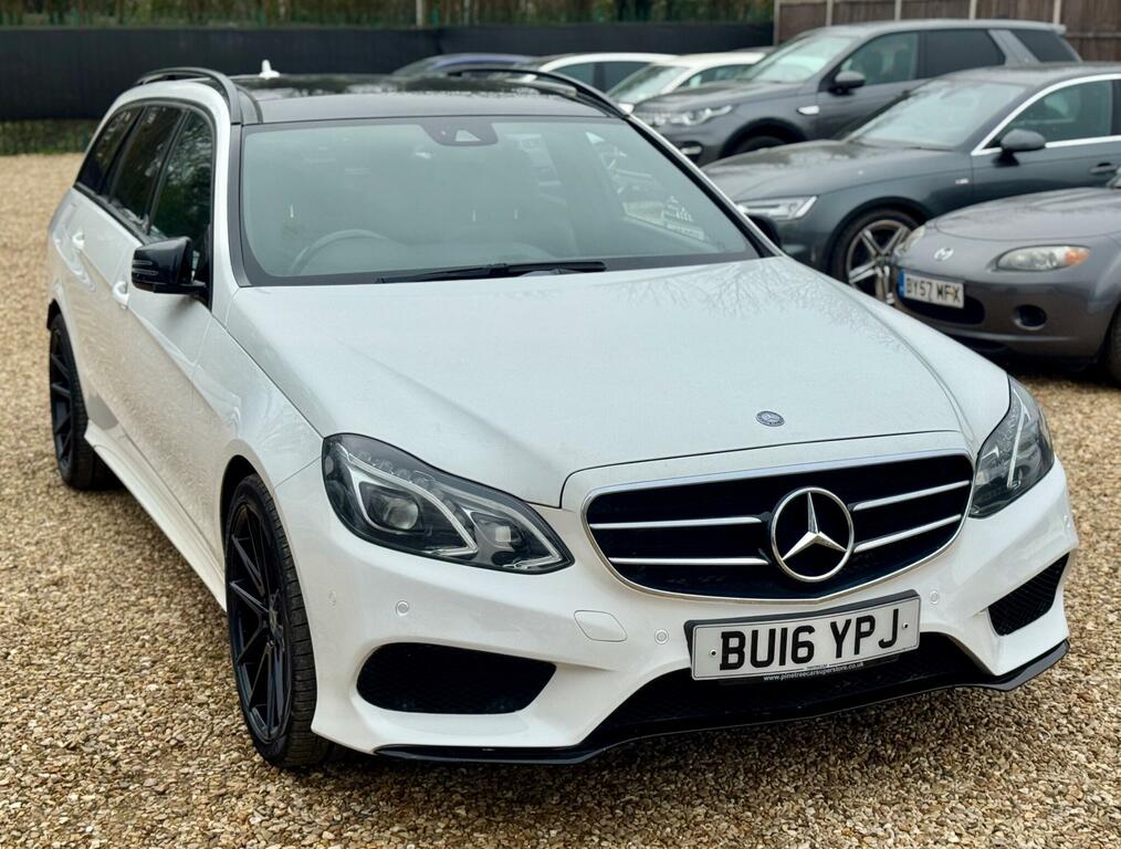 Mercedes-Benz E Class 2.1 E220 Bluetec Amg Night Edition Premium G-tro BU16YPJ White #2