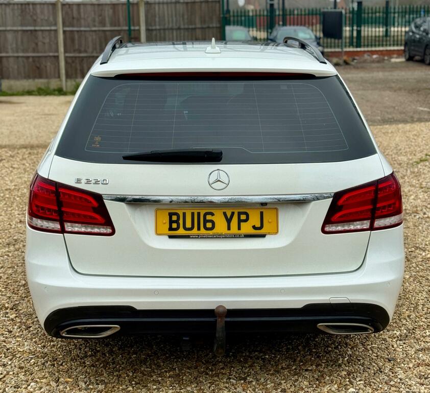 Mercedes-Benz E Class 2.1 E220 Bluetec Amg Night Edition Premium G-tro BU16YPJ White #6