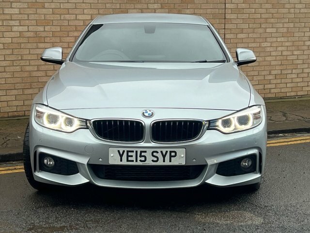 BMW 4 Series Gran Coupe 2015 2.0 420D M Sport Hatchback Xd YE15SYP Silver #3