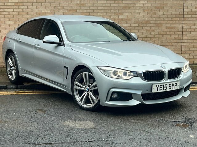 BMW 4 Series Gran Coupe 2015 2.0 420D M Sport Hatchback Xd YE15SYP Silver #4