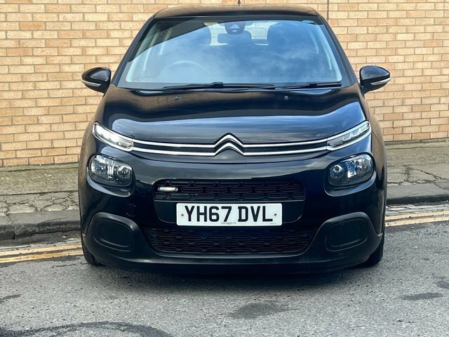 Citroen C3 2017 1.2 Puretech Feel Hatchback YH67DVL Black #2