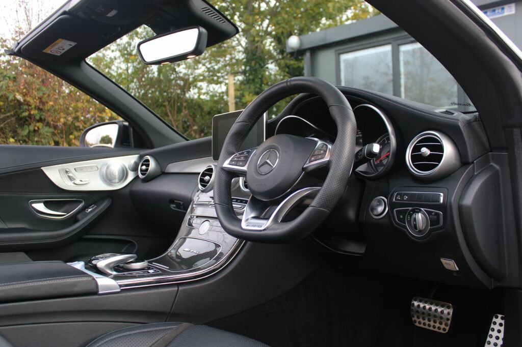 Mercedes-Benz C Class 4.0 C63 V8 Biturbo Amg Premium Cabriolet Spds Mc YC18OWG White #5