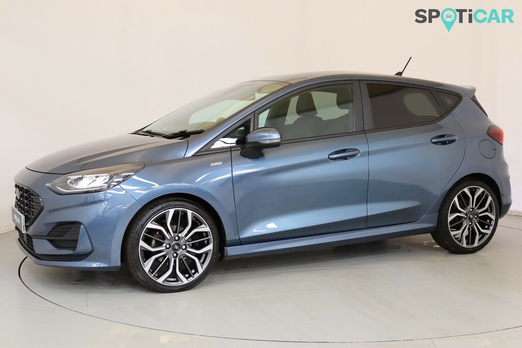 Ford Fiesta 1.0 Ecoboost Hybrid Mhev 125 St-line X EN72LGY Blue #4