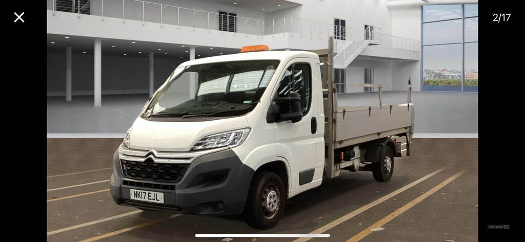 Citroen Relay 2.0 Bluehdi Chassis Cab 130Ps NK17EJL White #2