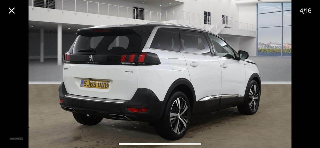 Peugeot 5008 1.5 Bluehdi Gt Line SJ69UDB White #4