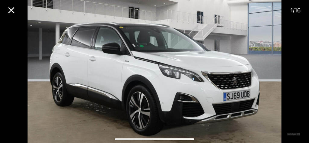 Peugeot 5008 1.5 Bluehdi Gt Line White