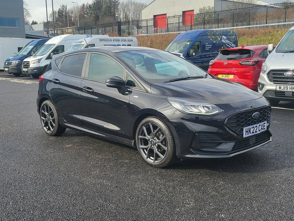 Ford Fiesta 1.0T Ecoboost St-line 100Ps HK22CAE Black #2