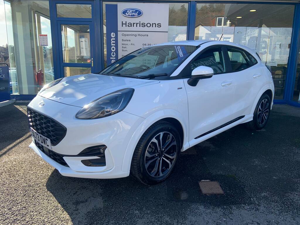 Ford Puma St-line Mhev 1.0 125Ps SL73DWC White #2